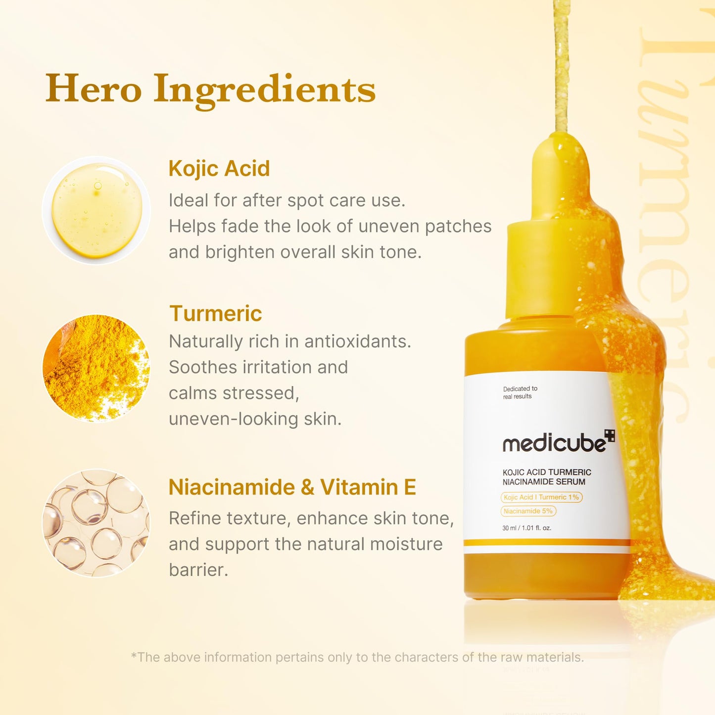medicube Kojic Acid Turmeric Clarifying & Balancing Capsule Serum for Troubled Skin | Soothing & Brightening Facial Serum | Niacinamide & Glow.